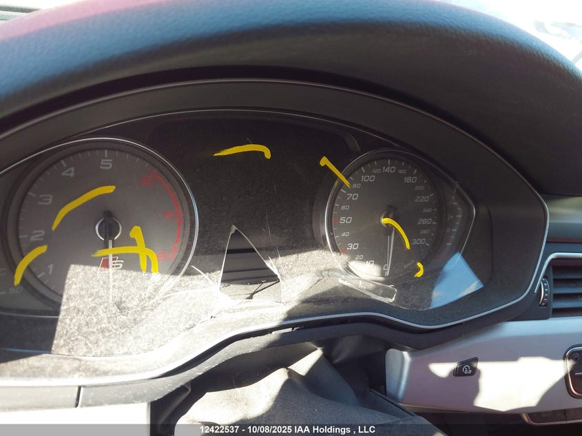 2018 Audi S5 VIN: WAUP4AF58JA082726 Lot: 12422537