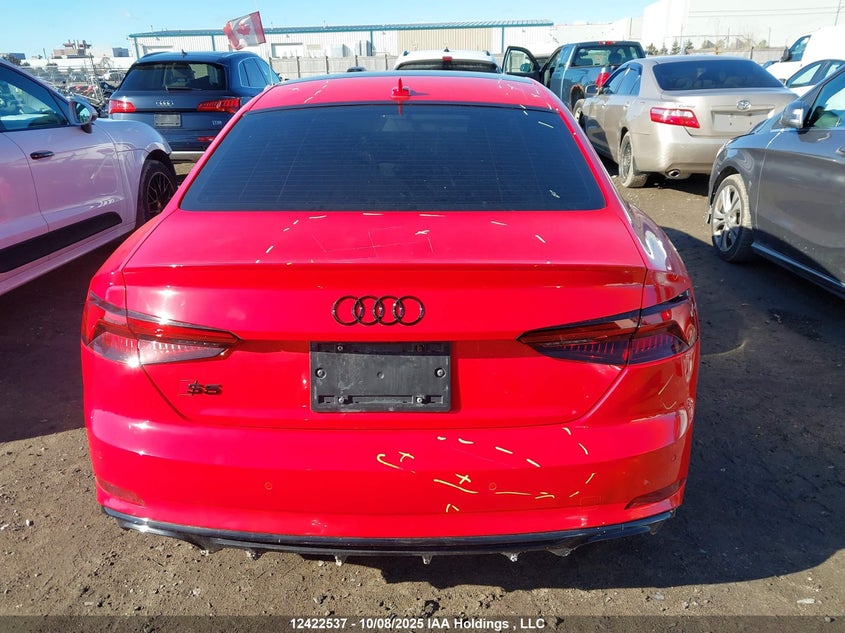 2018 Audi S5 VIN: WAUP4AF58JA082726 Lot: 12422537