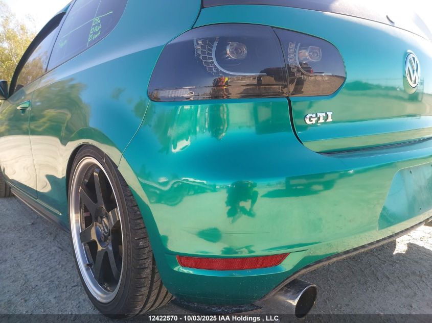2010 Volkswagen Golf Gti 3-Door VIN: WVWEV7AJ5AW354912 Lot: 12422570