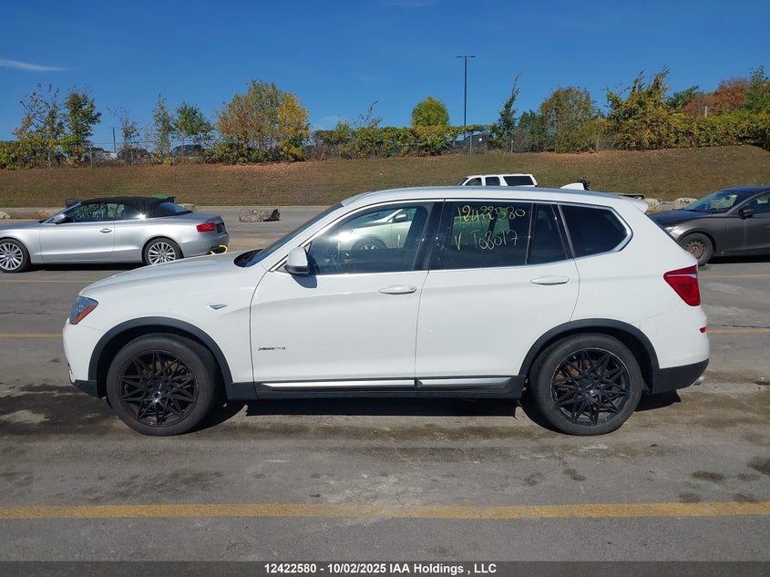 2017 BMW X3 VIN: 5UXWX9C55H0T08017 Lot: 12422580