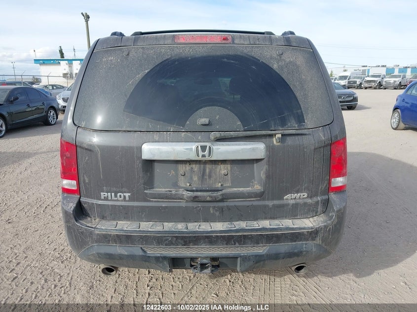 2012 Honda Pilot Exl VIN: 5FNYF4H58CB502222 Lot: 12422603
