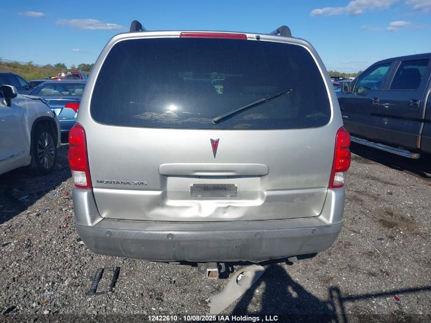 2008 Pontiac Montana Sv6 Sv6 VIN: 1GMDV33188D177582 Lot: 12422610