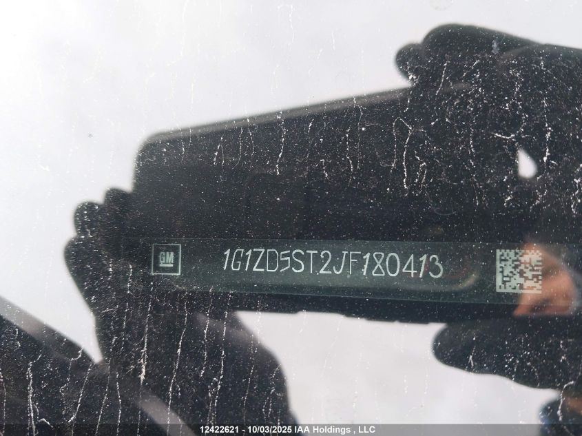 2018 Chevrolet Malibu Lt VIN: 1G1ZD5ST2JF180413 Lot: 12422621