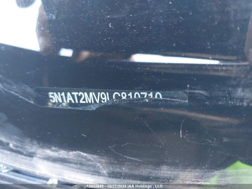 2020 Nissan Rogue VIN: 5N1AT2MV9LC810710 Lot: 12422645