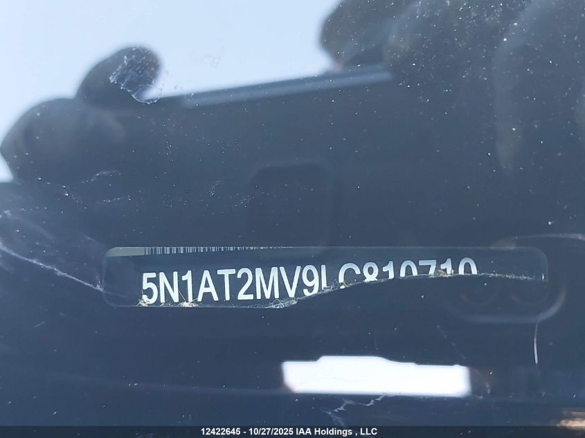 2020 Nissan Rogue VIN: 5N1AT2MV9LC810710 Lot: 12422645