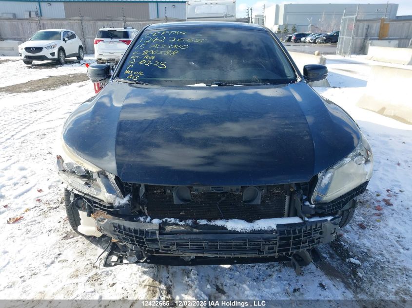 2015 Honda Accord Touring VIN: 1HGCR3F96FA800588 Lot: 12422665