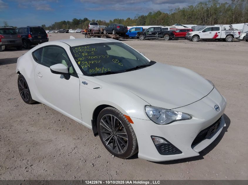 JF1ZNAA18G9700737 TOYOTA SCION FR-S Photo 1