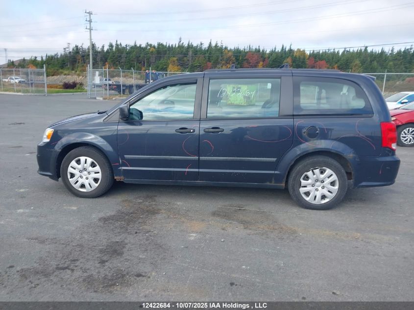 2014 Dodge Grand Caravan Se VIN: 2C4RDGBG3ER136294 Lot: 12422684