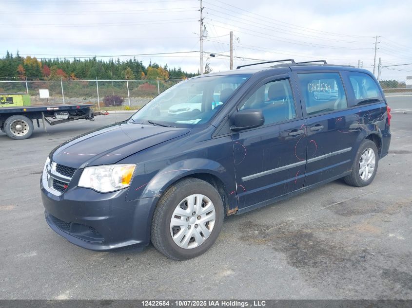 2014 Dodge Grand Caravan Se VIN: 2C4RDGBG3ER136294 Lot: 12422684