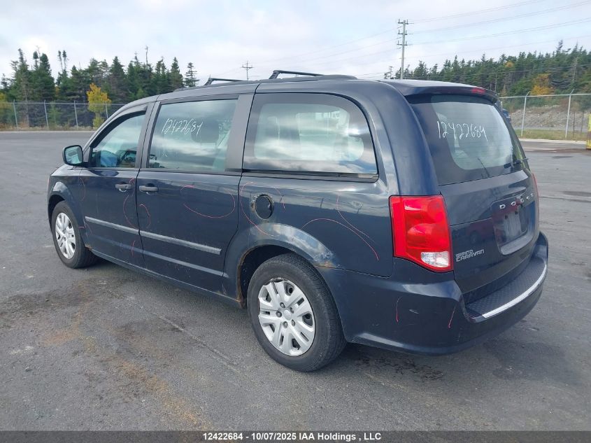 2014 Dodge Grand Caravan Se VIN: 2C4RDGBG3ER136294 Lot: 12422684