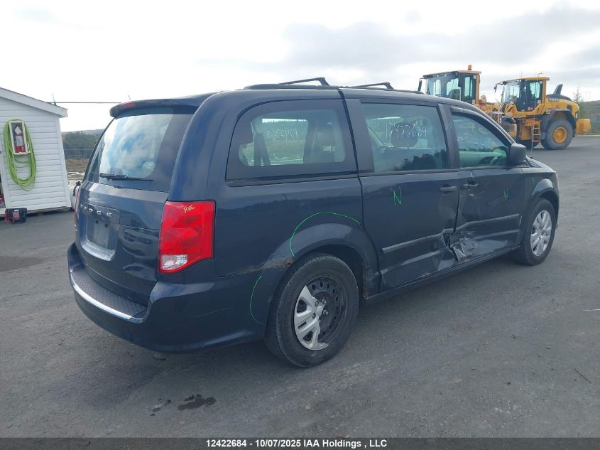 2014 Dodge Grand Caravan Se VIN: 2C4RDGBG3ER136294 Lot: 12422684