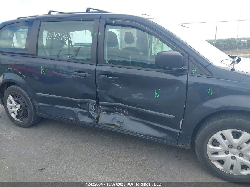 2014 Dodge Grand Caravan Se VIN: 2C4RDGBG3ER136294 Lot: 12422684