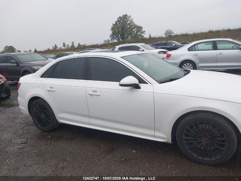2018 Audi A4 2.0T Progressiv VIN: WAUBNAF43JA206528 Lot: 12422747