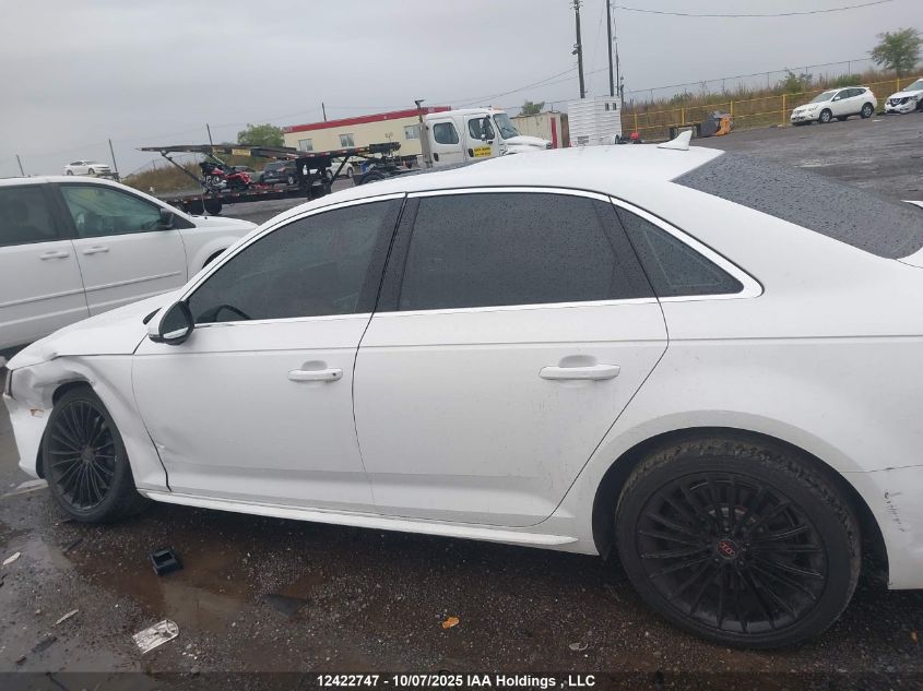 2018 Audi A4 2.0T Progressiv VIN: WAUBNAF43JA206528 Lot: 12422747