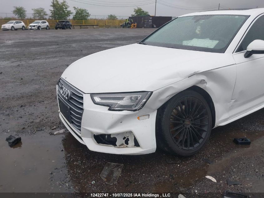 2018 Audi A4 2.0T Progressiv VIN: WAUBNAF43JA206528 Lot: 12422747