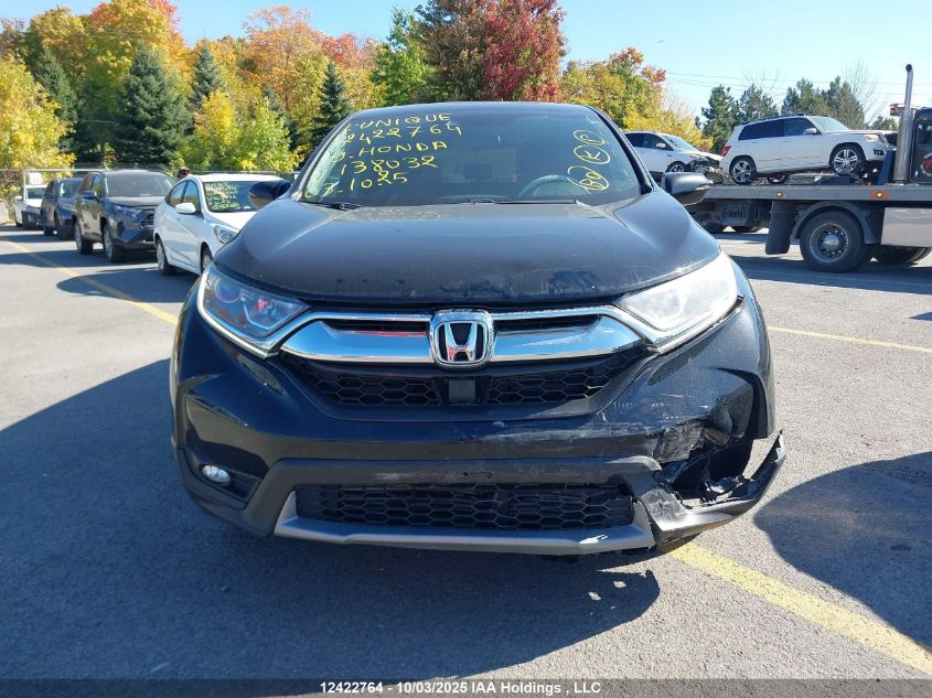 2019 Honda Cr-V Ex VIN: 2HKRW2H50KH138032 Lot: 12422764