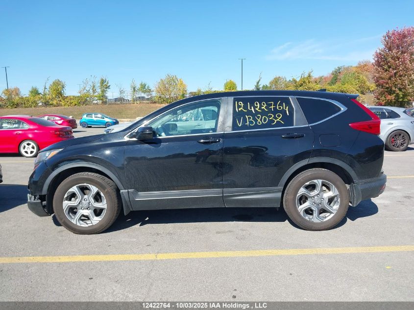 2019 Honda Cr-V Ex VIN: 2HKRW2H50KH138032 Lot: 12422764