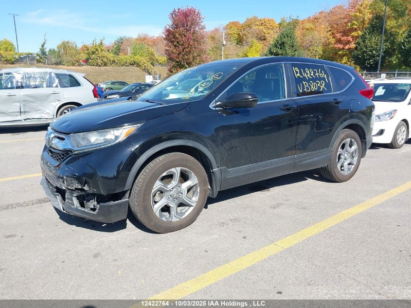 2019 Honda Cr-V Ex VIN: 2HKRW2H50KH138032 Lot: 12422764