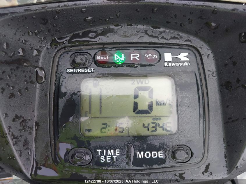 2007 Kawasaki Kvf650 G VIN: JKAVFEG187B503011 Lot: 12422788