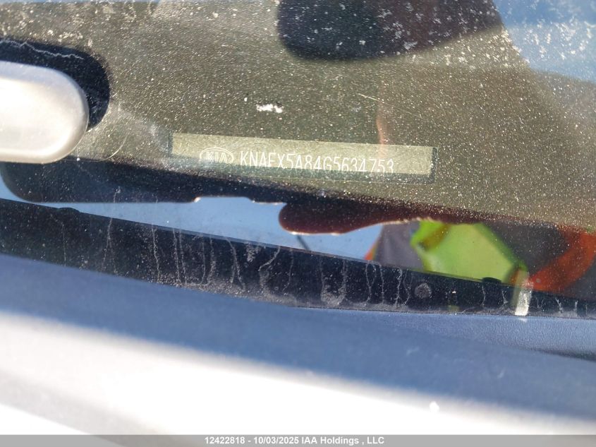 2016 Kia Forte Ex VIN: KNAFX5A84G5634753 Lot: 12422818