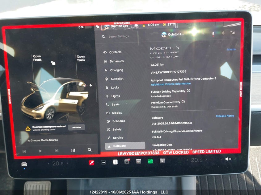 LRWYGDEE1PC107333 2023 TESLA MODEL Y photo no. 7