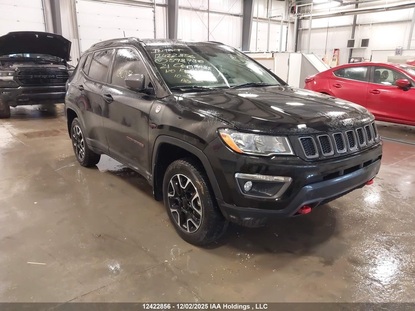3C4NJDDB1MT598730 2021 Jeep Compass Trailhawk auction photo 1
