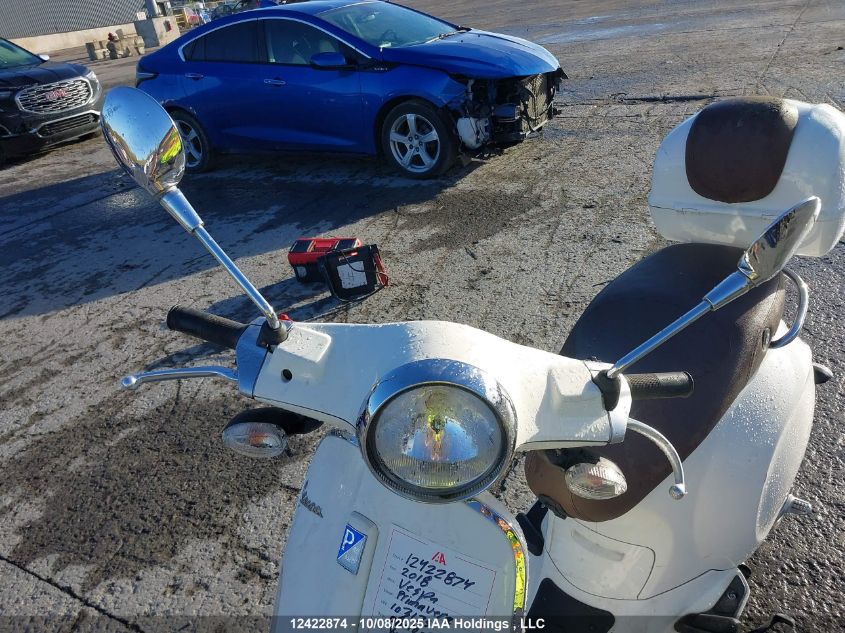 2018 Vespa Primavera 50 4V Ie VIN: ZAPC536B6J5103175 Lot: 12422874