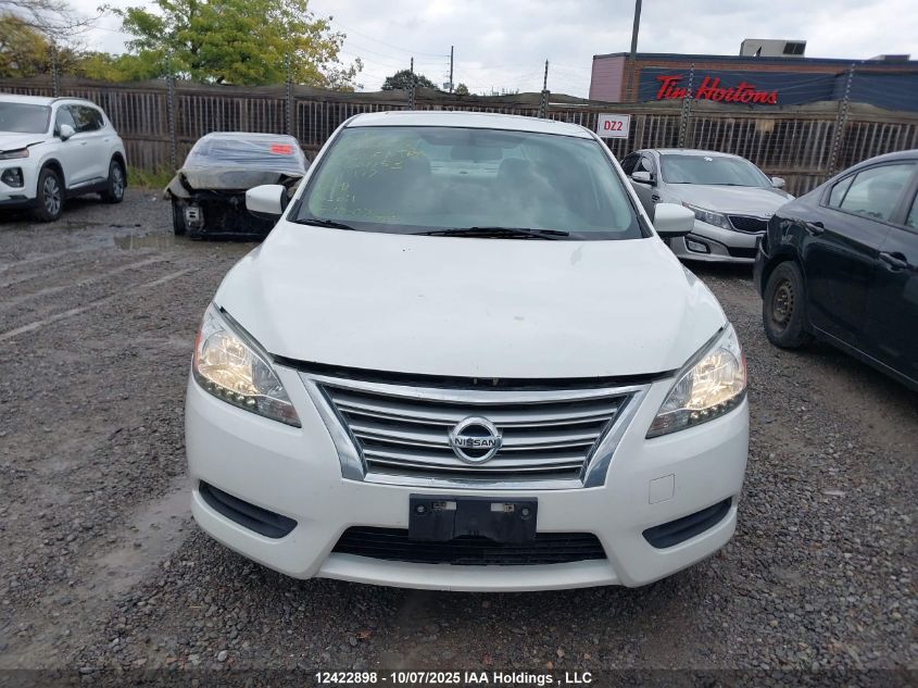 2013 Nissan Sentra S/Sv/Sr/Sl VIN: 3N1AB7AP6DL634153 Lot: 12422898