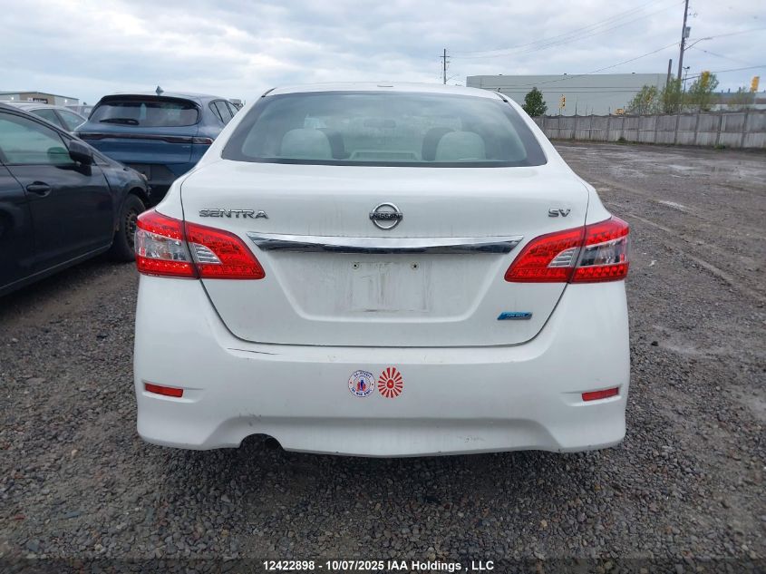 2013 Nissan Sentra S/Sv/Sr/Sl VIN: 3N1AB7AP6DL634153 Lot: 12422898