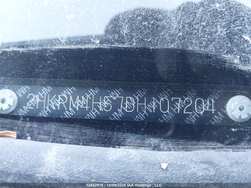 2013 Honda Cr-V Ex VIN: 2HKRM4H57DH107204 Lot: 12422915