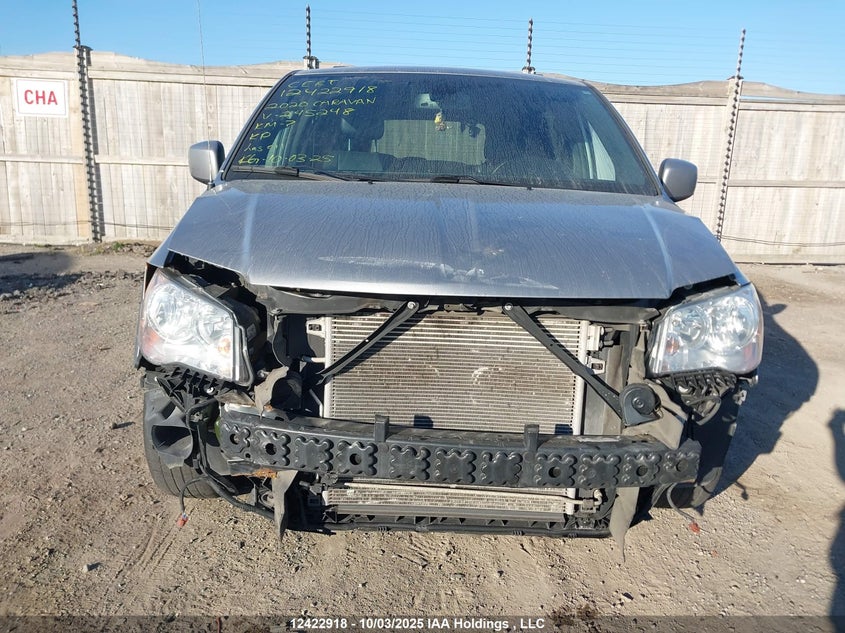 2020 Dodge Grand Caravan Sxt VIN: 2C4RDGCGXLR245248 Lot: 12422918