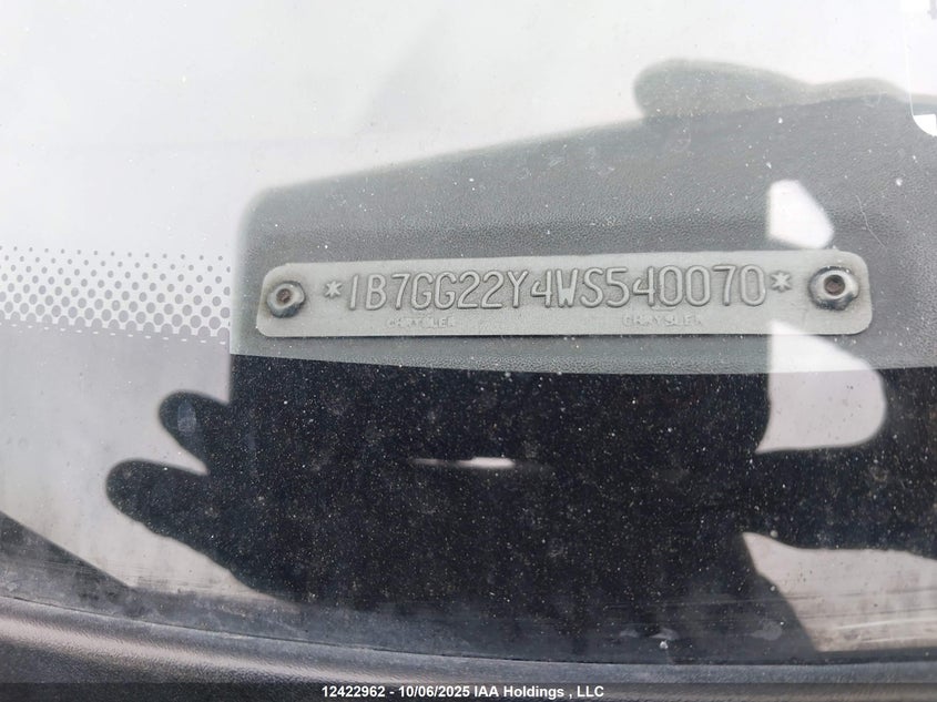 1998 Dodge Dakota Slt/Sport VIN: 1B7GG22Y4WS540070 Lot: 12422962