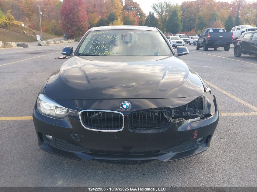 2012 BMW 320I VIN: WBA3B1C55CF461195 Lot: 12422963