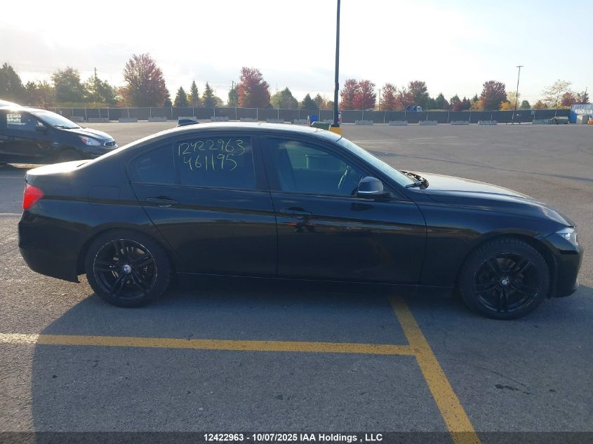 2012 BMW 320I VIN: WBA3B1C55CF461195 Lot: 12422963