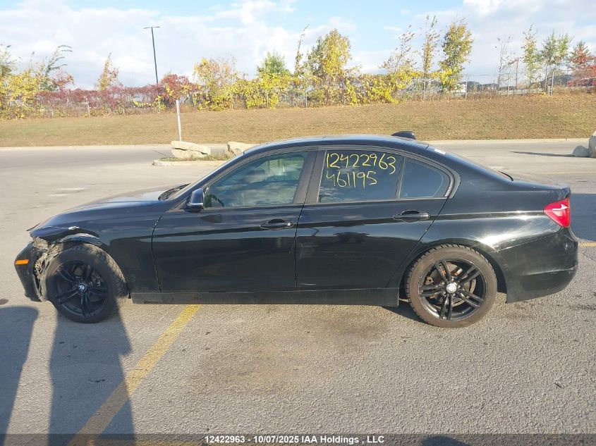 2012 BMW 320I VIN: WBA3B1C55CF461195 Lot: 12422963