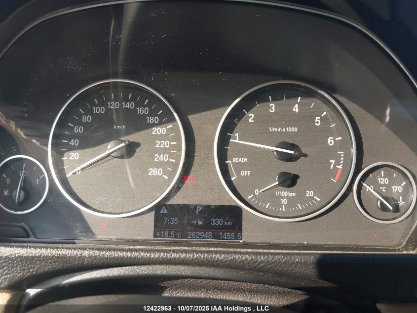 2012 BMW 320I VIN: WBA3B1C55CF461195 Lot: 12422963