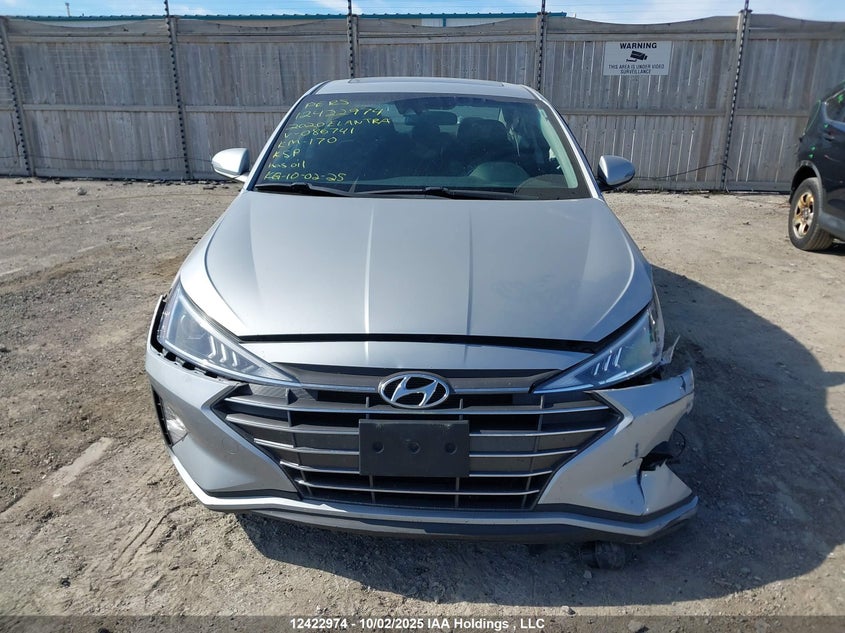 KMHD84LF5LU086741 2020 HYUNDAI ELANTRA photo no. 12