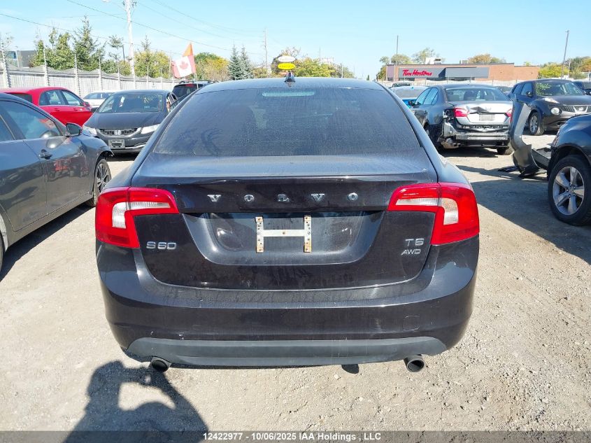 2011 Volvo S60 T6 VIN: YV1902FH7B2011076 Lot: 12422977