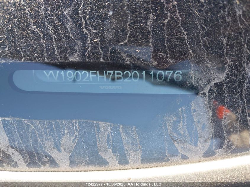 2011 Volvo S60 T6 VIN: YV1902FH7B2011076 Lot: 12422977