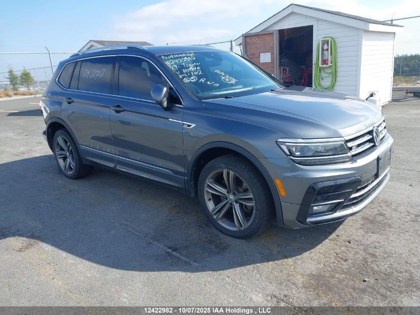 2019 Volkswagen Tiguan Sel Premium/Sel Premium R-Line VIN: 3VV4B7AX5KM104940 Lot: 12422982