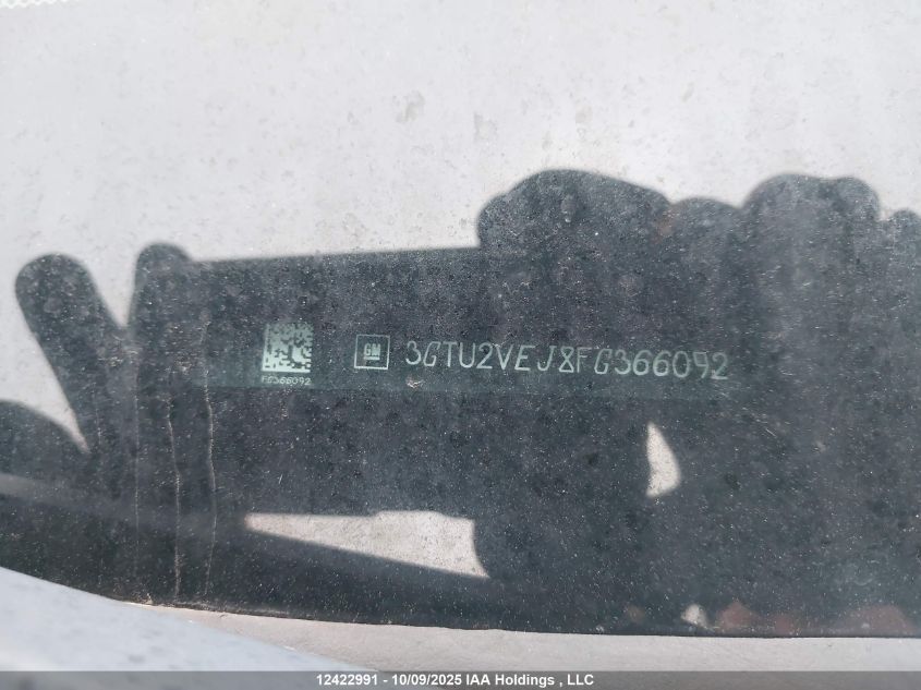 2015 GMC Sierra 1500 Slt VIN: 3GTU2VEJ8FG366092 Lot: 12422991