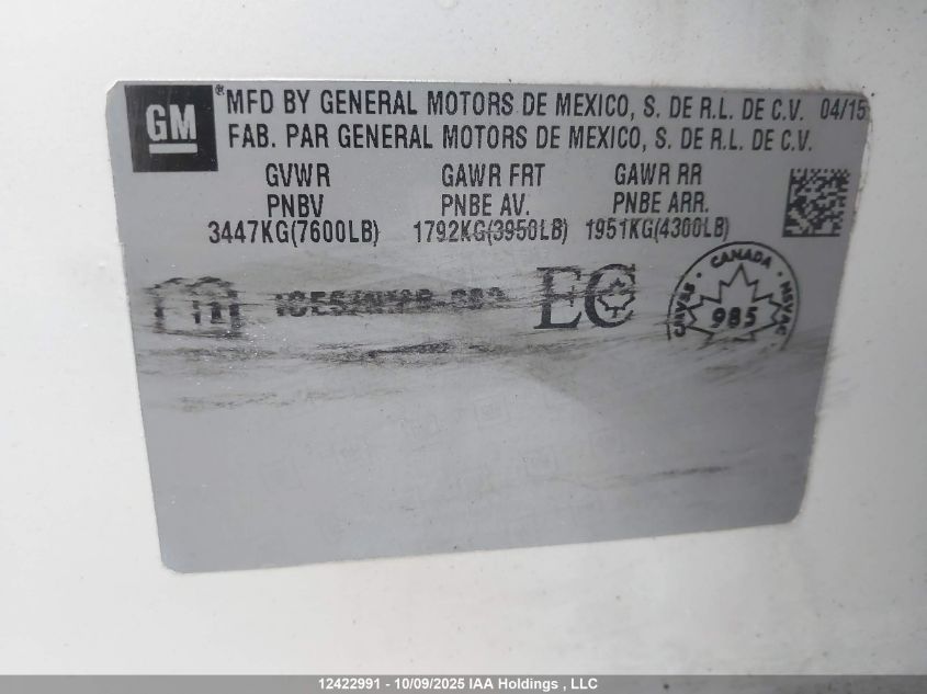 2015 GMC Sierra 1500 Slt VIN: 3GTU2VEJ8FG366092 Lot: 12422991