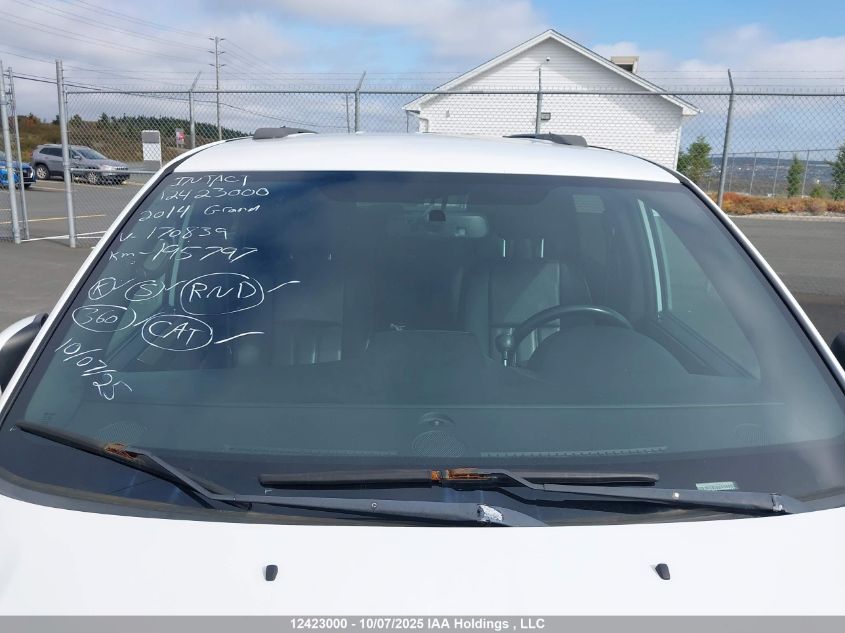 2014 Dodge Grand Caravan R/T VIN: 2C4RDGEG8ER170839 Lot: 12423000