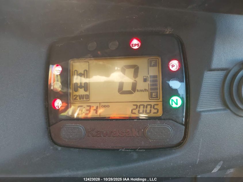 2023 Kawasaki Krf800 J VIN: JKBRFCJ17PB503009 Lot: 12423028