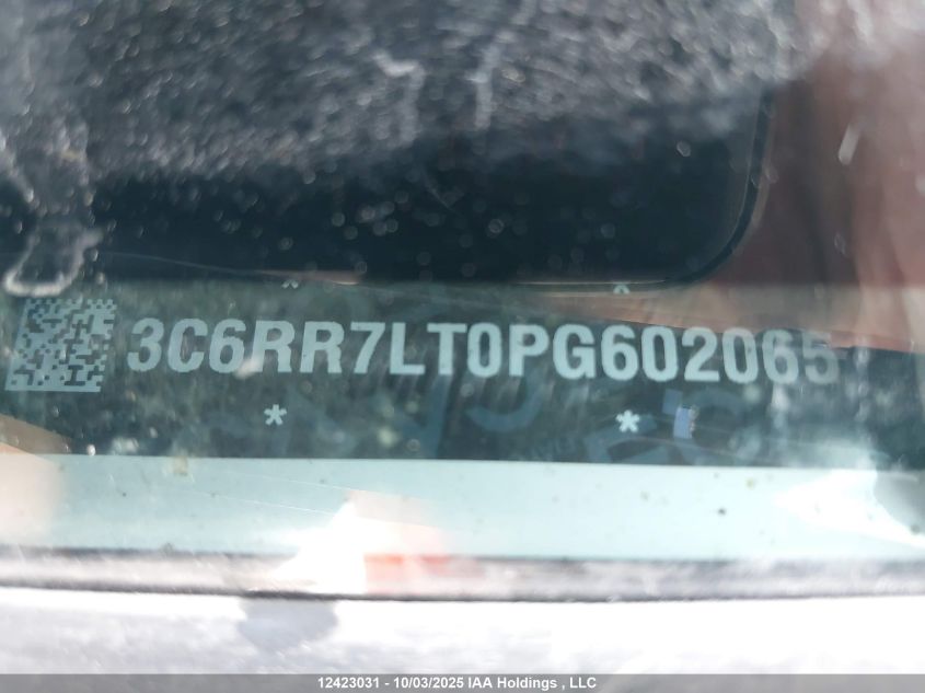 2023 Ram 1500 Classic Slt VIN: 3C6RR7LT0PG602065 Lot: 12423031