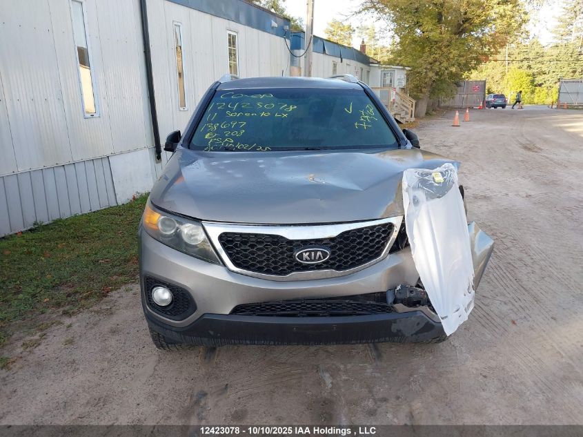 2011 Kia Sorento Lx VIN: 5XYKT3A1XBG138697 Lot: 12423078