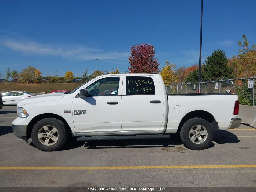 2022 Ram 1500 Classic Slt VIN: 1C6RR7LT7NS247837 Lot: 12423080