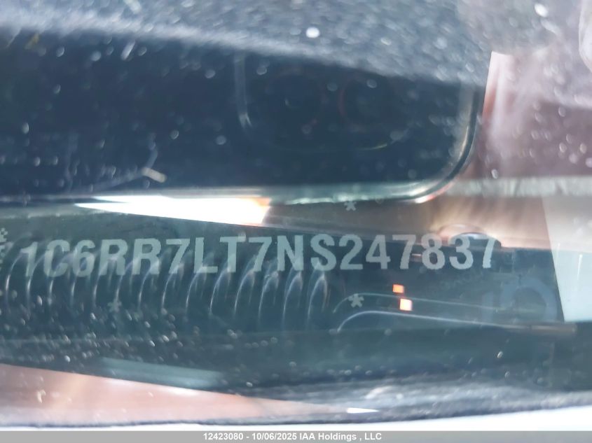 2022 Ram 1500 Classic Slt VIN: 1C6RR7LT7NS247837 Lot: 12423080