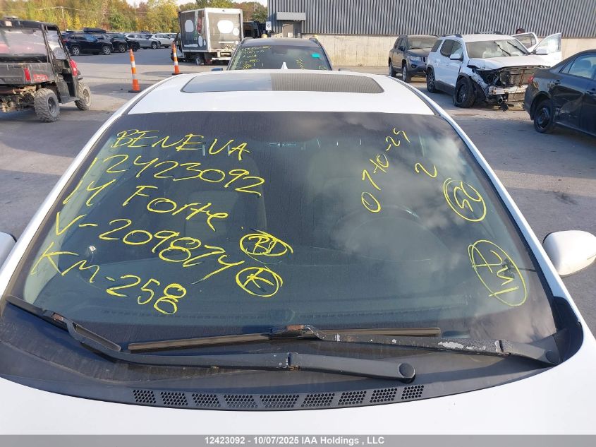 2014 Kia Forte Koup 2.0L Ex VIN: KNAFX6A82E5209874 Lot: 12423092