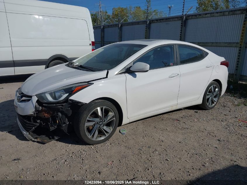 2016 Hyundai Elantra Gls VIN: KMHDH4AH8GU549854 Lot: 12423094